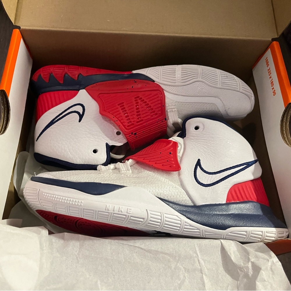 Kids’ Nike Kyrie Flytrap III | PreSchool Size 13c | White, Red & Navy